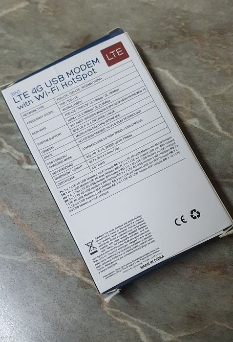 Wi-Fi HotSpot LTE 4G USB inclusiv Digi