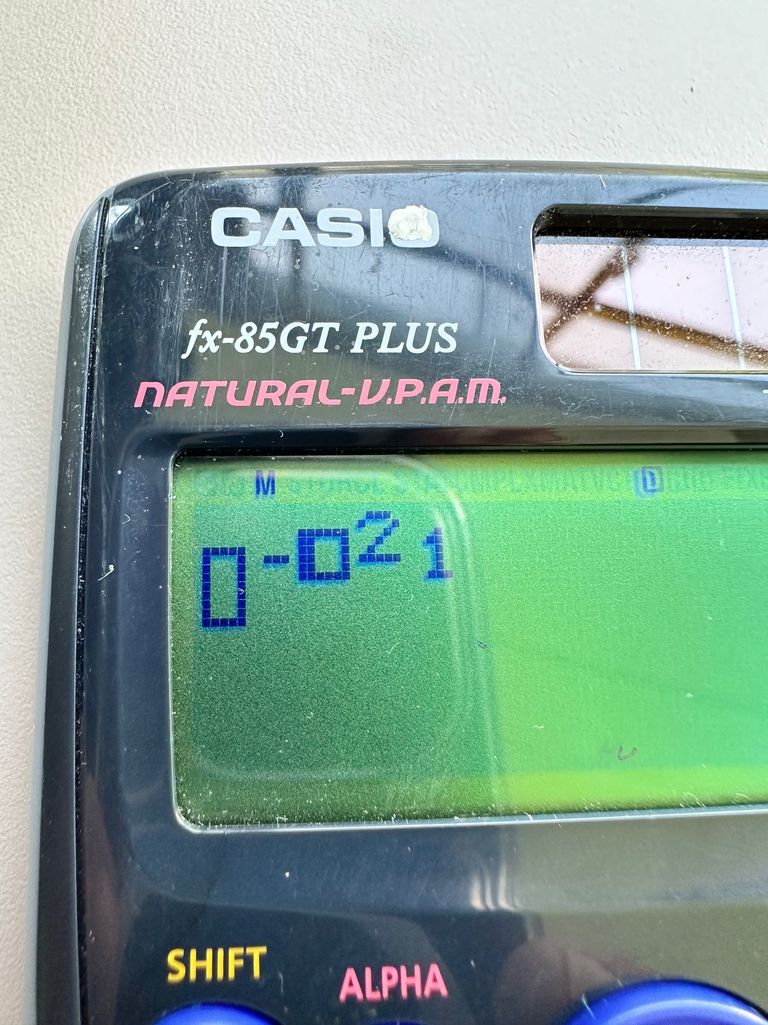 Calculator stintific Casio fx-85GT Plus