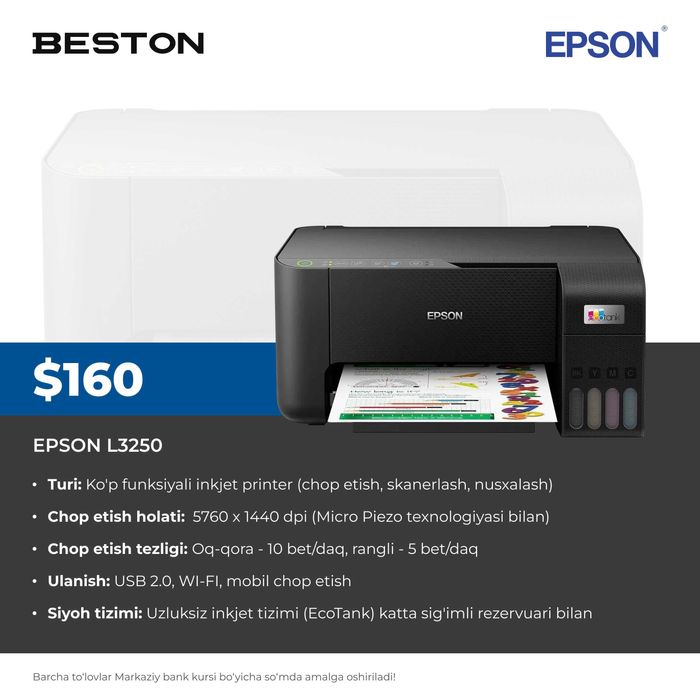 Printer Epson l3250