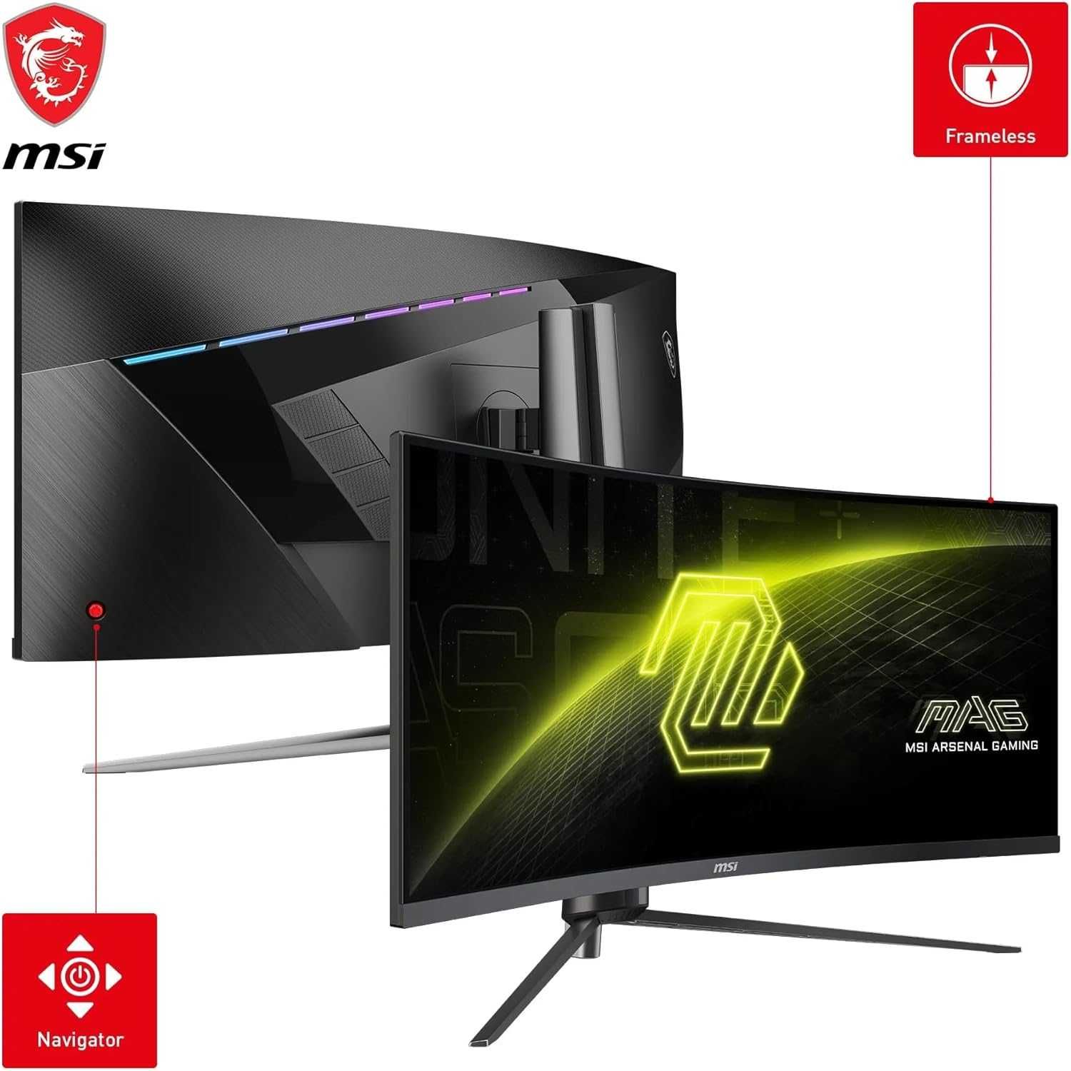 [НОВЫЙ] Монитор MSI MAG 345CQR | 34" UWQHD VA 180Hz 1ms Curved R1000