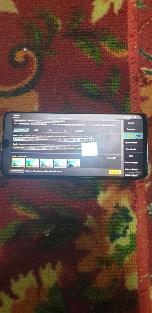 Samsung s20 ultra 5G 256 gbli