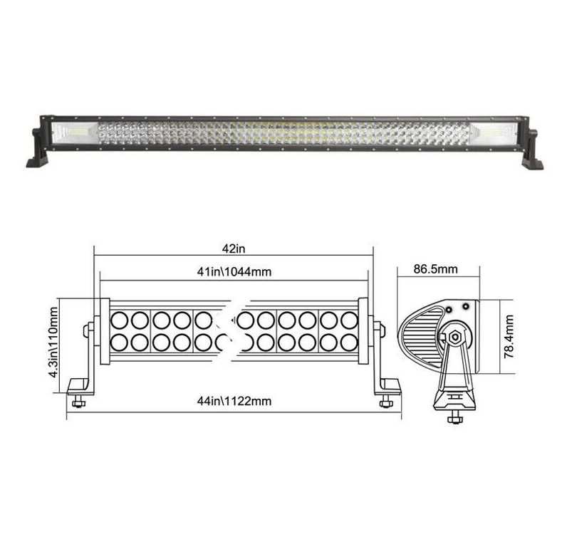 12D/7D LED-Барове LED Светлини/ Халогени / Фарове / лед барове за джип