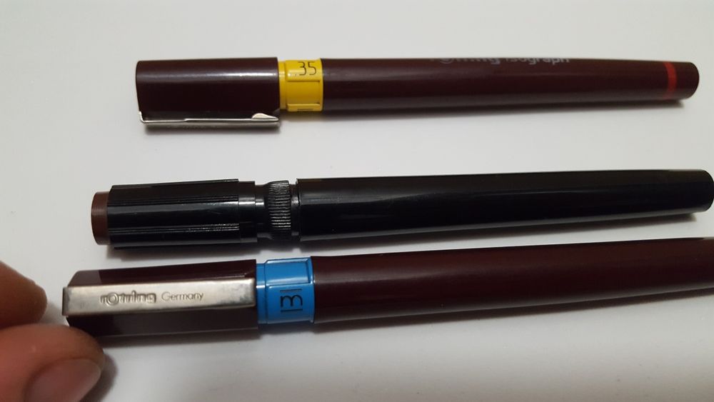 Stilouri creion rezerva cerneala desen tehnic Rotring isograph Germ
