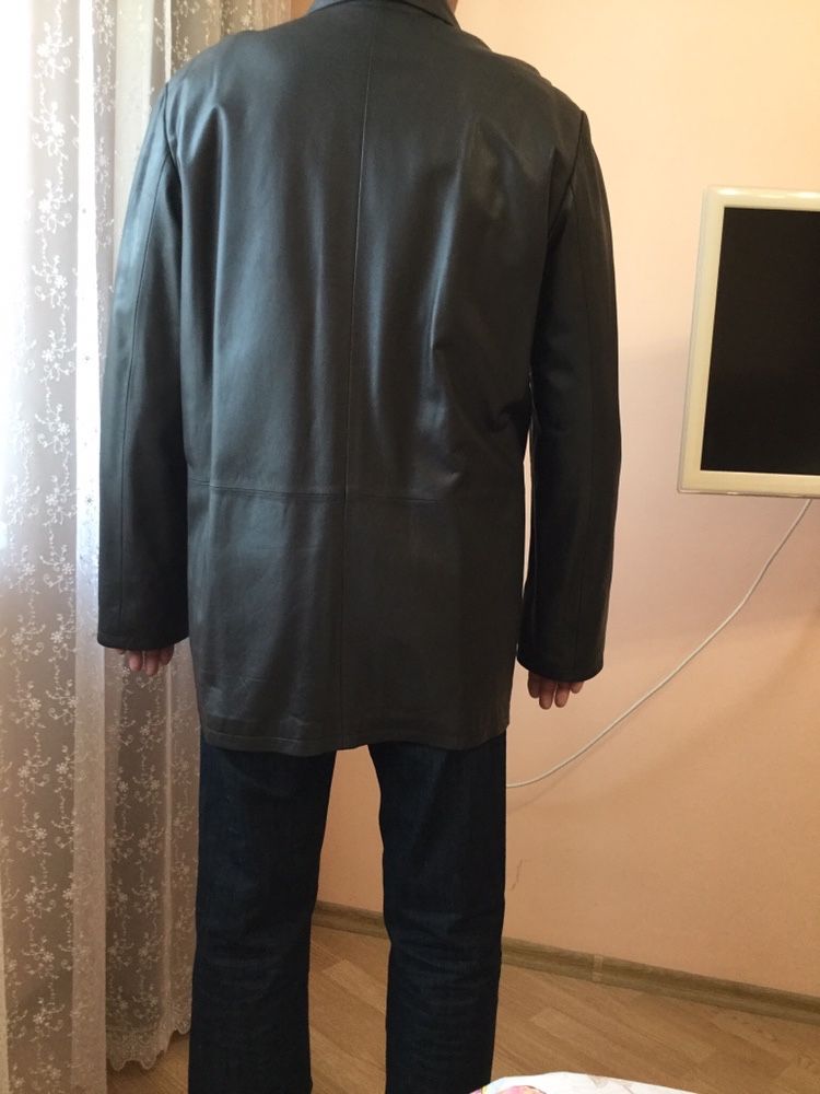 Куртка кожаная для солидных людей .пр_во Турция