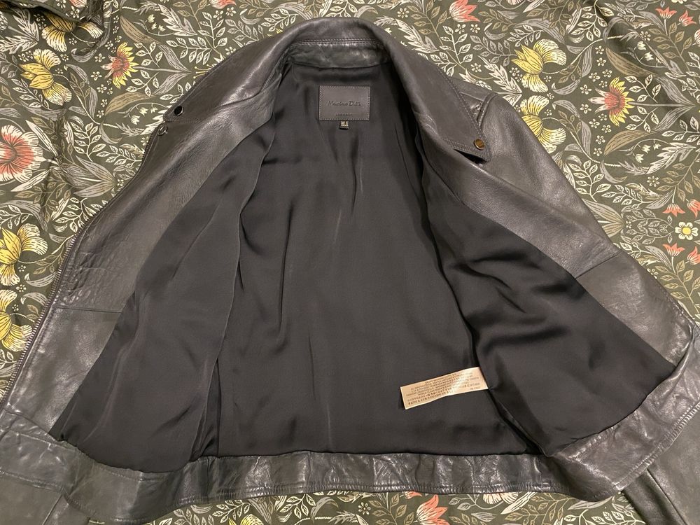 Geaca piele Massimo Dutti