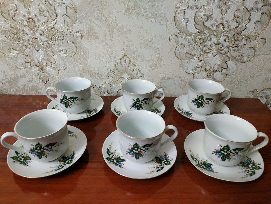 Сервизы чайные. Винтажные