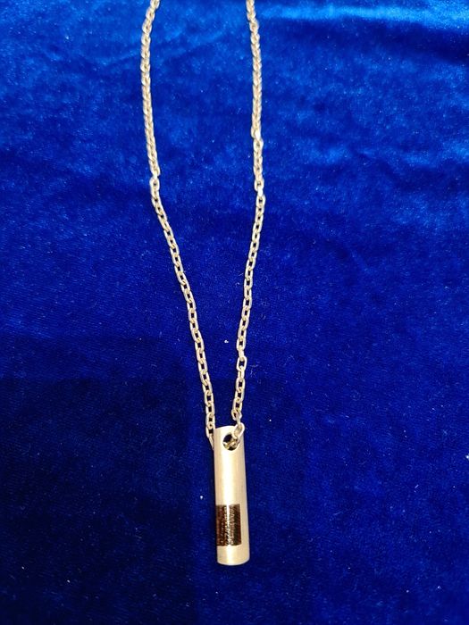 N lant colier argint 925 masiv Franța,pandantiv cu par cal,poansonat