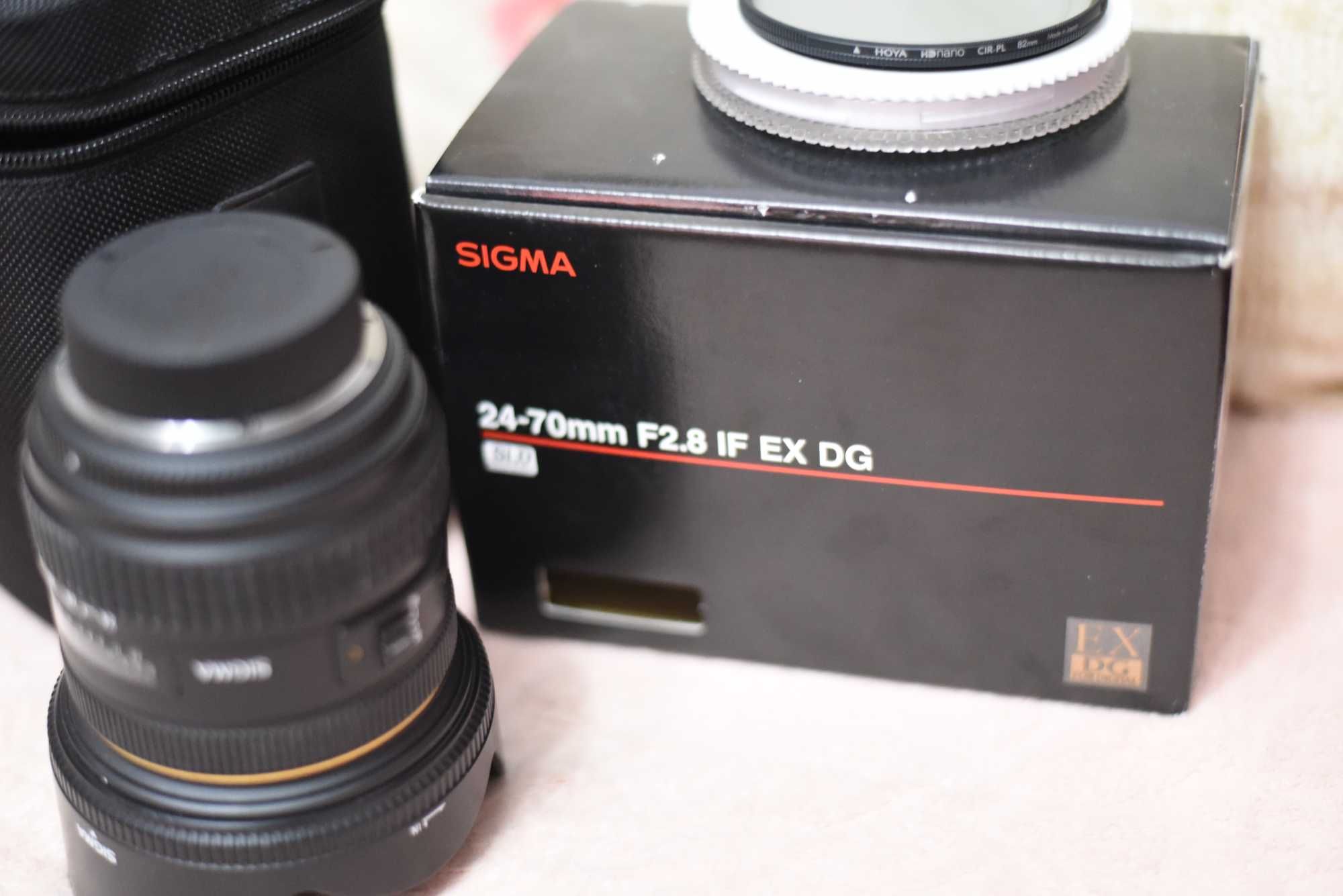 Obiectiv Sigma 24-70 F/2.8 DG montura Nikon FX