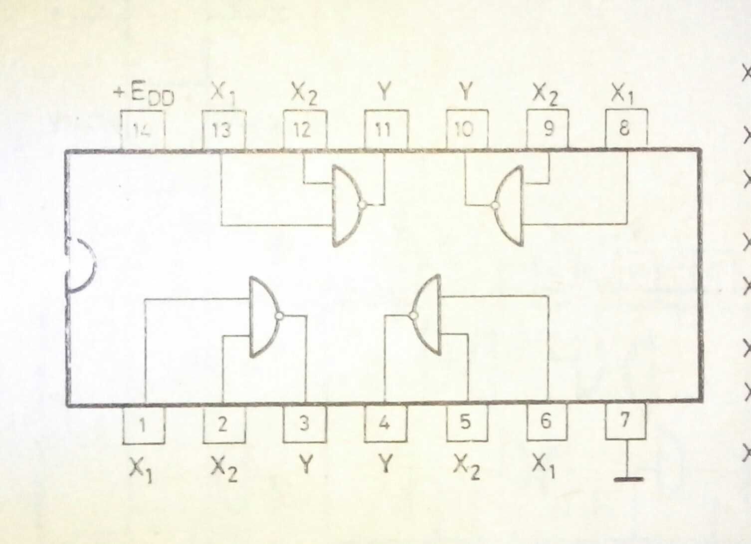 Интегрални схеи 4011 /К561ЛА7/,200 броя, руски