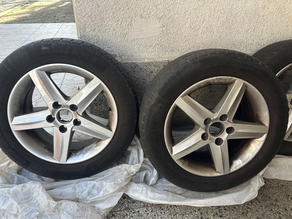 4бр. Алуминиеви джанти 5х1112 с гуми заSeat, VW, Audi, Skoda, Mercedes