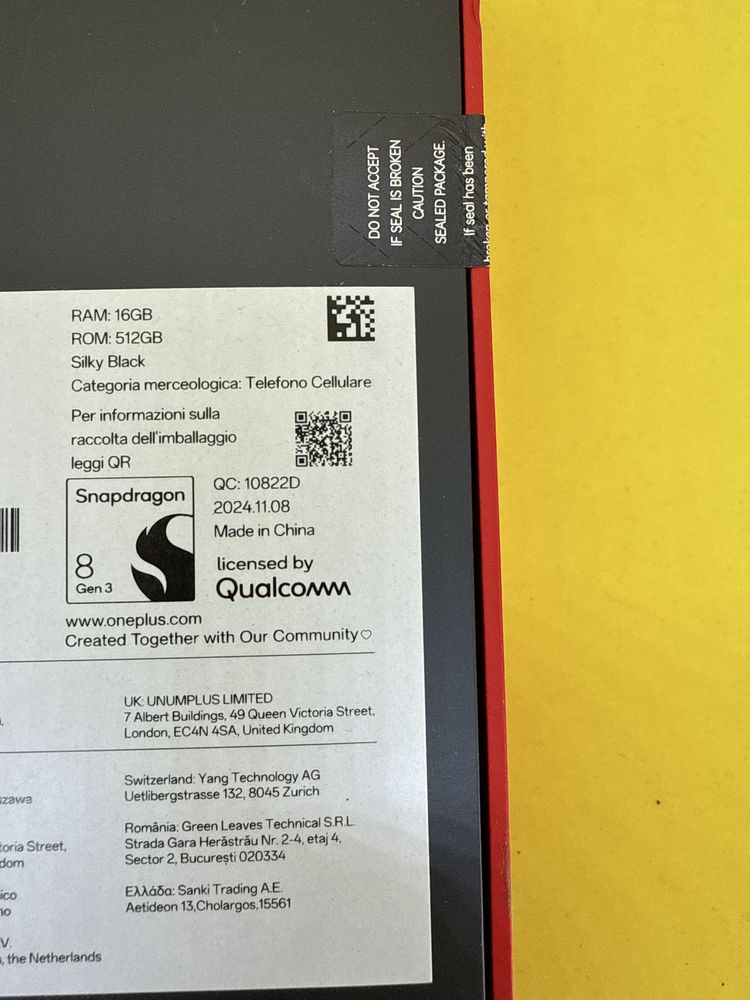 Alex-Tel® OnePlus 12 512GB 16GB-Ram 5G Dual Sim Black Sigilat Nou