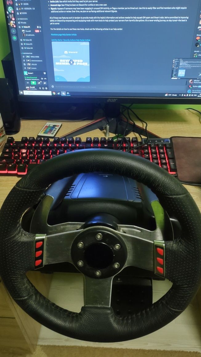 Logitech g27 с скорости