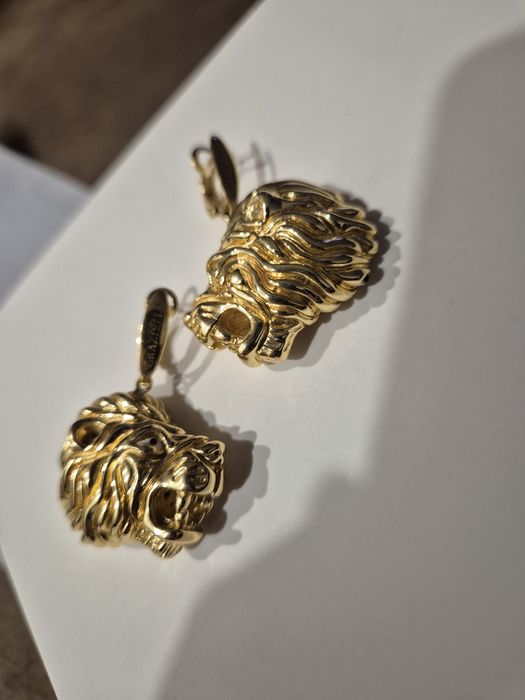 Златни обеци Лъвове