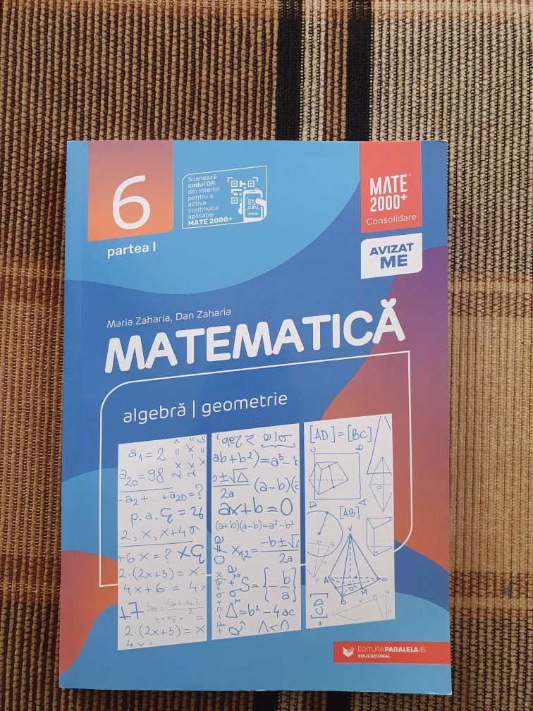 Caiet matematica clasa 6 Zaharia