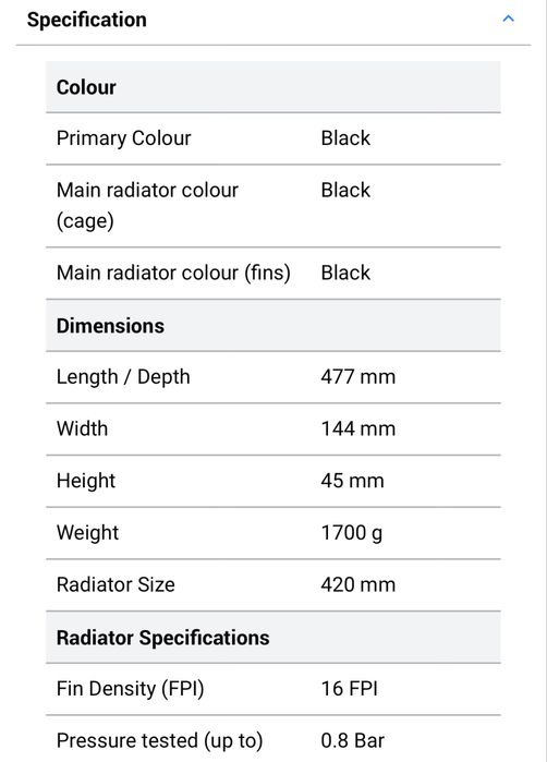Alphacool XT45 Full Copper X-Flow Radiator 420mm Воден Радиатор
