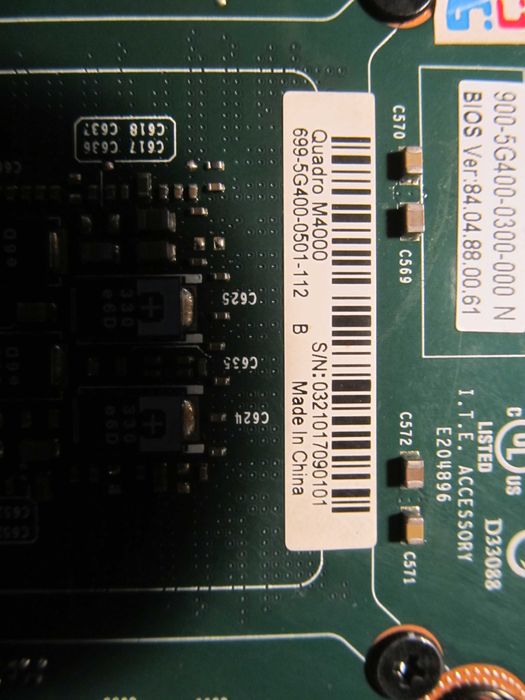 Видео карта Nvidia Quadro M4000 8GB