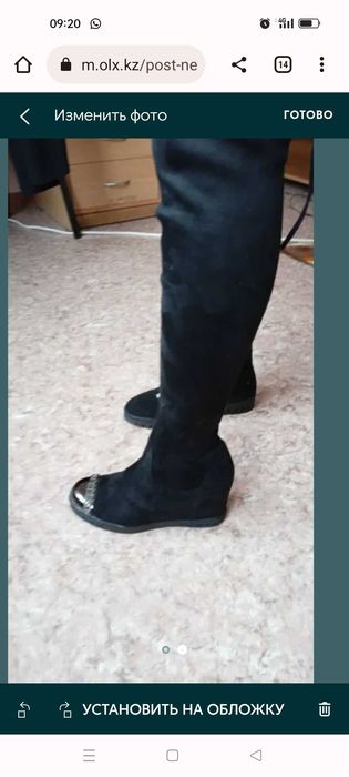 Демисезонные сапоги чулки