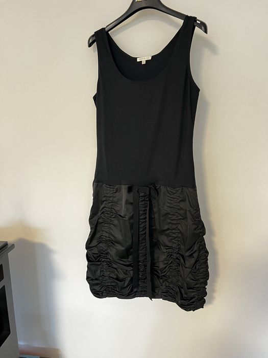 Rochie neagră fronsată Paule Ka