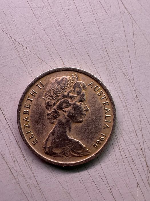 Moneda rară ELIZABETH II 1966