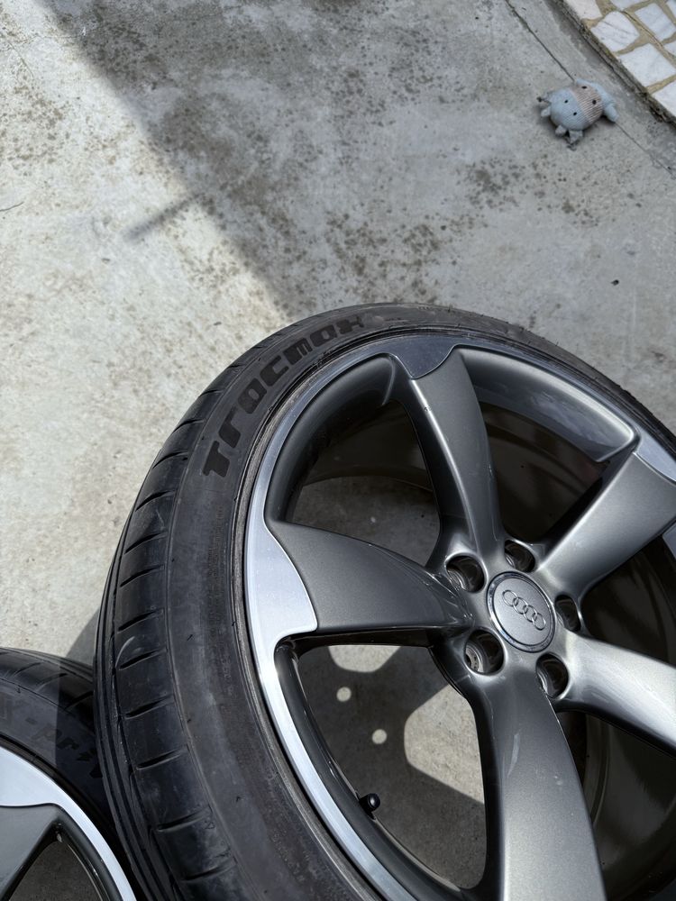 Jante Audi Rotor R19 Originale + Cauciucuri-Stare impecabila