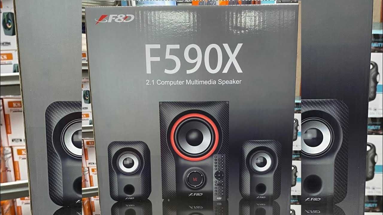 Аудиосистема  F&D F590X 120W 2.1 Speaker with Subwoofer ,USB,Bluetooth