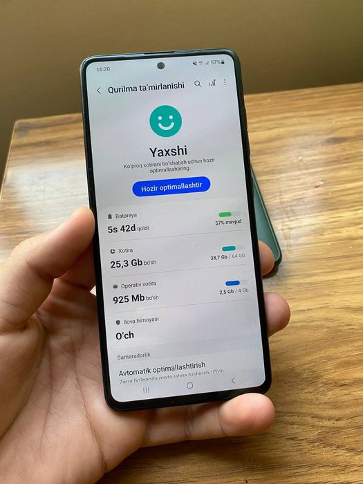 Samsung A51 radnoyidan bor