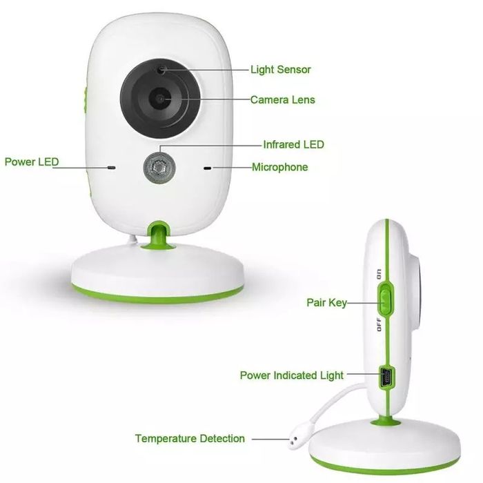 Видеоняня, няня, бебифон, радионяня, babyphone, baby monitor VB602