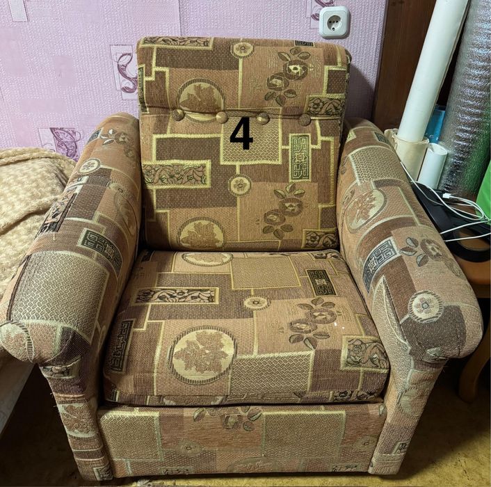 Шкаф, диван, кресла, стенка