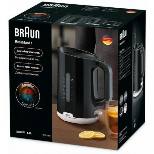 Электрочайники от бренда Braun & Kenwood & Delonghi