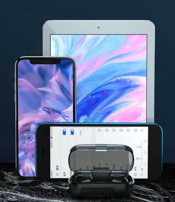 Безжични bluetooth слушалки с LED цифров дисплей