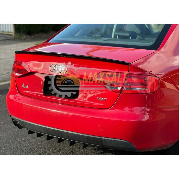 Audi A4 B8 спойлер за багажник лип за задна броня тунинг