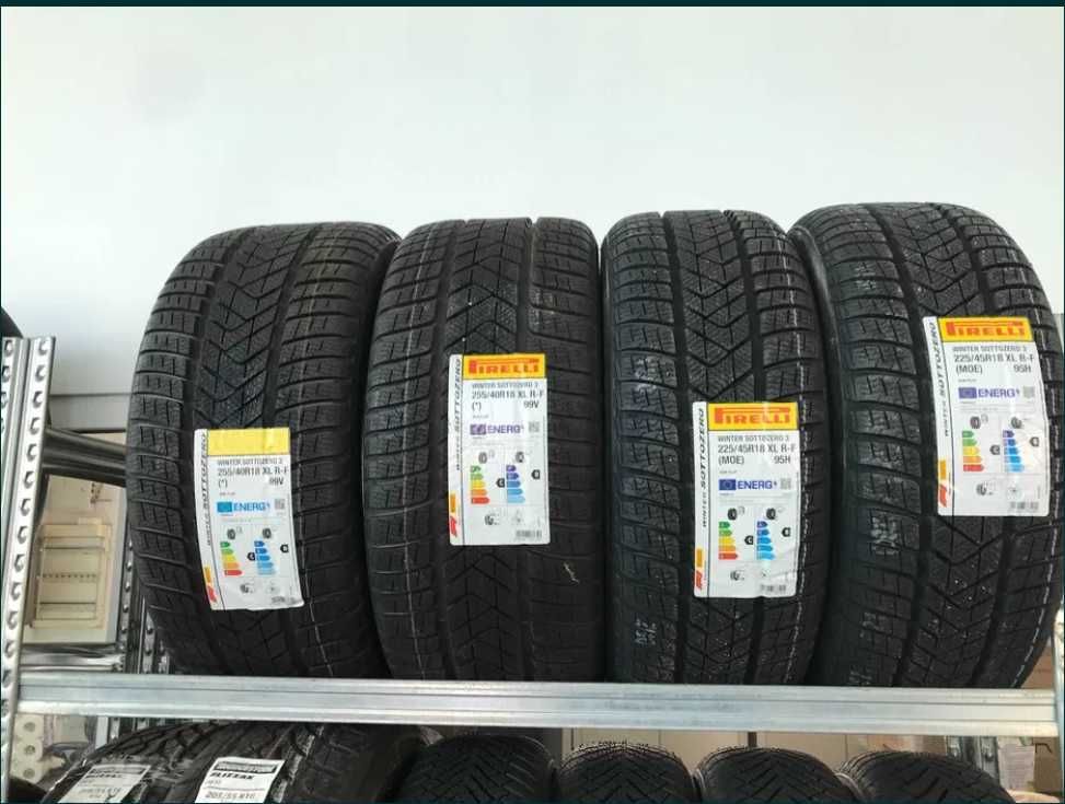 Jante BMW Seria 5 G30 G31 Anvelope iarna noi Pirelli runflat 225 55 17