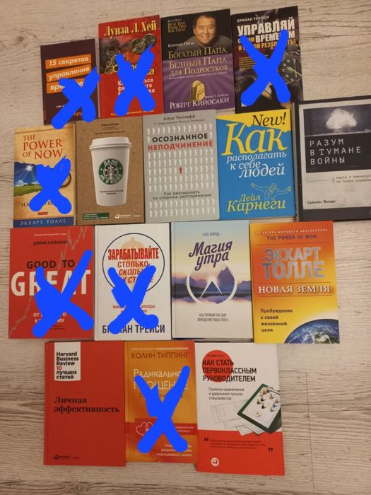 Книги английских писателей и бизнесменов.