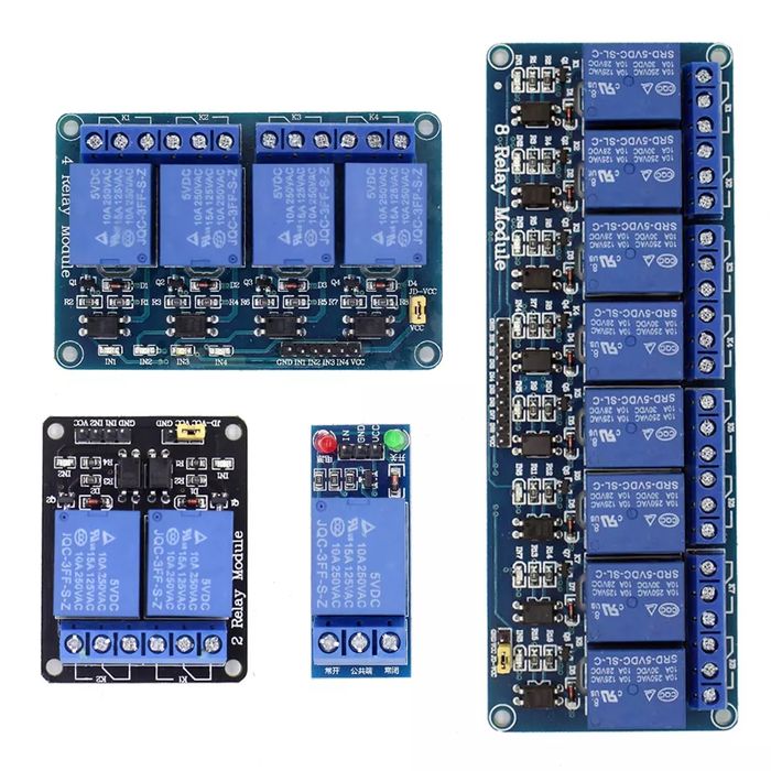 Modul cu relee 220v optocuplor comanda 5v pt Arduino sau automatizari