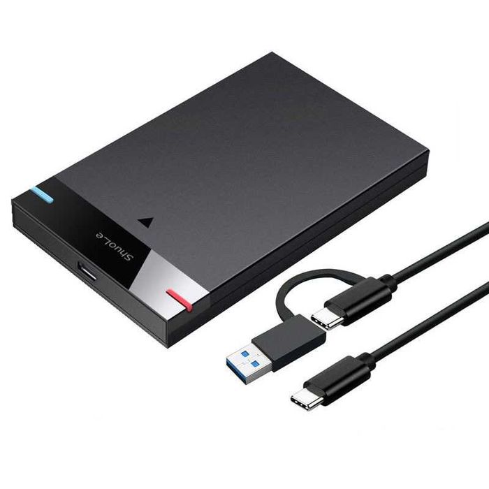 USB 3.1 Внешний корпус для диска 2.5 HDD и SSD. Type-C и USB кабель.