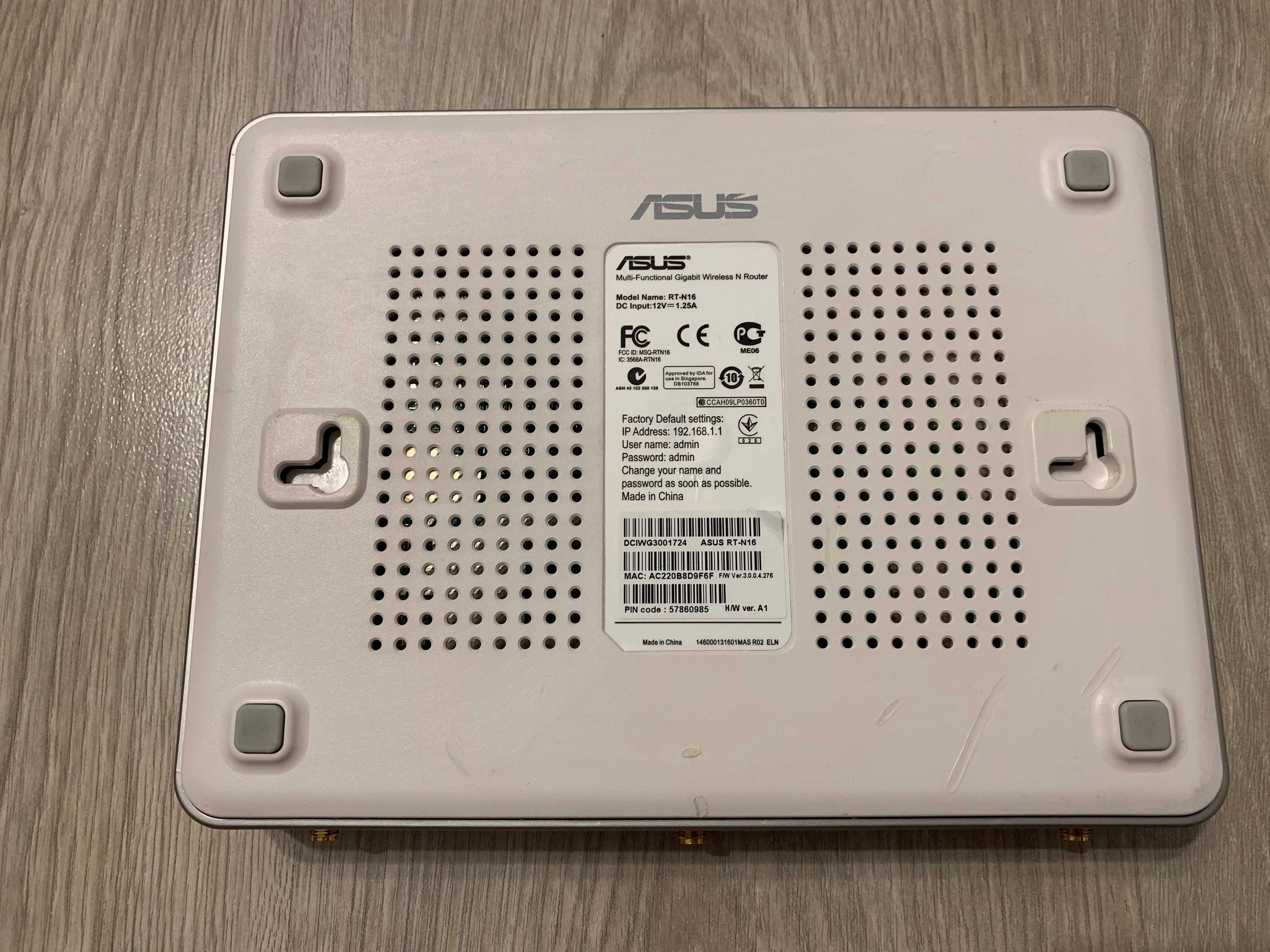 Router Gigabit Wireless N ASUS RT-N16