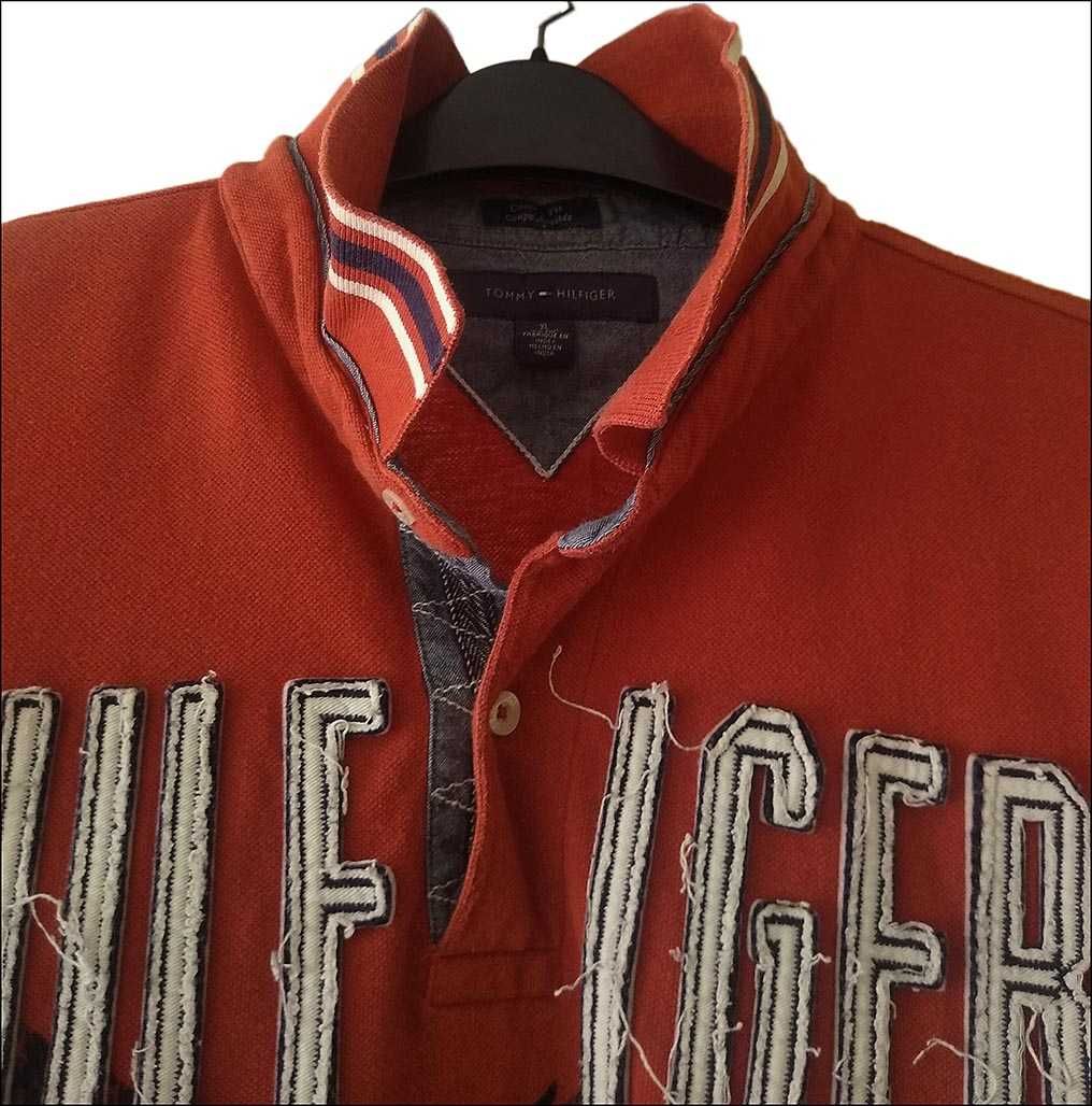 Tommy Hilfiger Поло Тениска Къс Ръкав XL гръден кош 100-115 см Casual