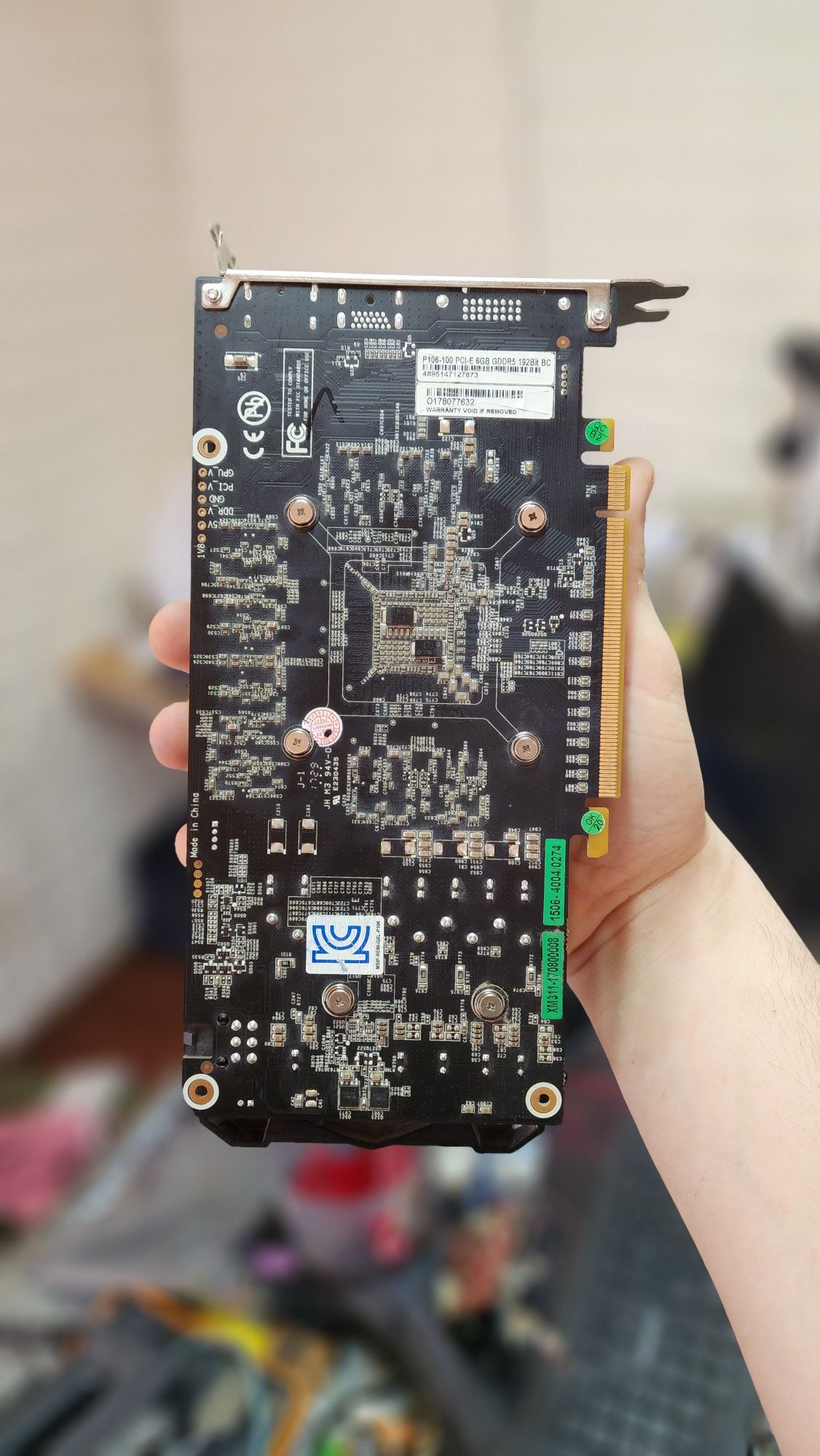 Видекарта gtx 1060 аналог P106  6GB