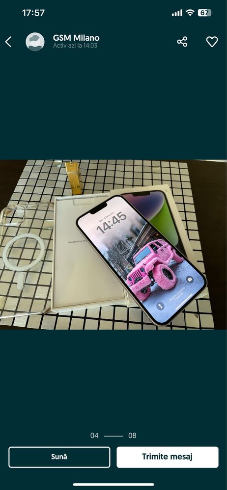 Iphone 14 plus- purple - 128 gb