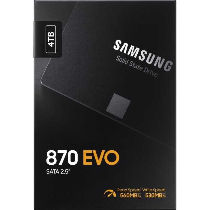 SSD Samsung 870 EVO 4TB SATA-III 2.5 inch - MZ-77E4T0B/EU, cu garantie