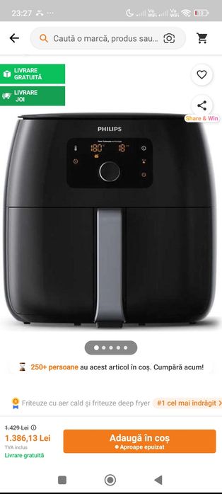 Airfryer Philips 9650/90 xxl