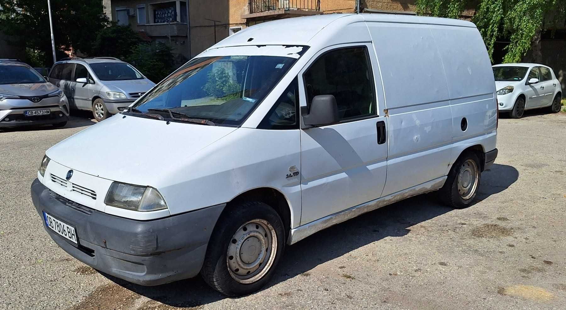 автомобил Fiat Scudo 2.0 пикап / баничарка /кола