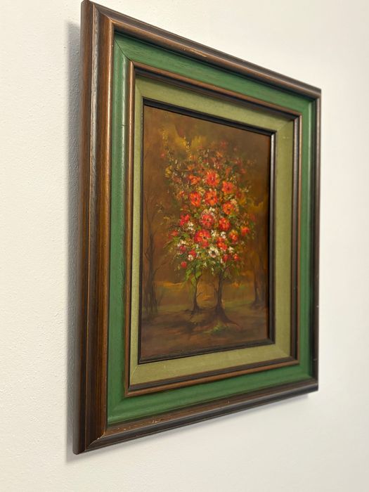 Vand tablou ulei pe panza Francine Tavernier semnat