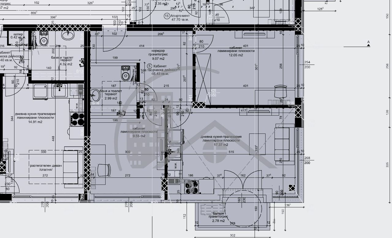 Продава се Тристаен апартамент в Варна, Аспарухово - 73 кв.м за 1316 €/кв.м - Снимка #1