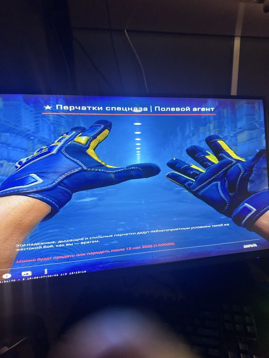 Перчатки полевой агент кс2
