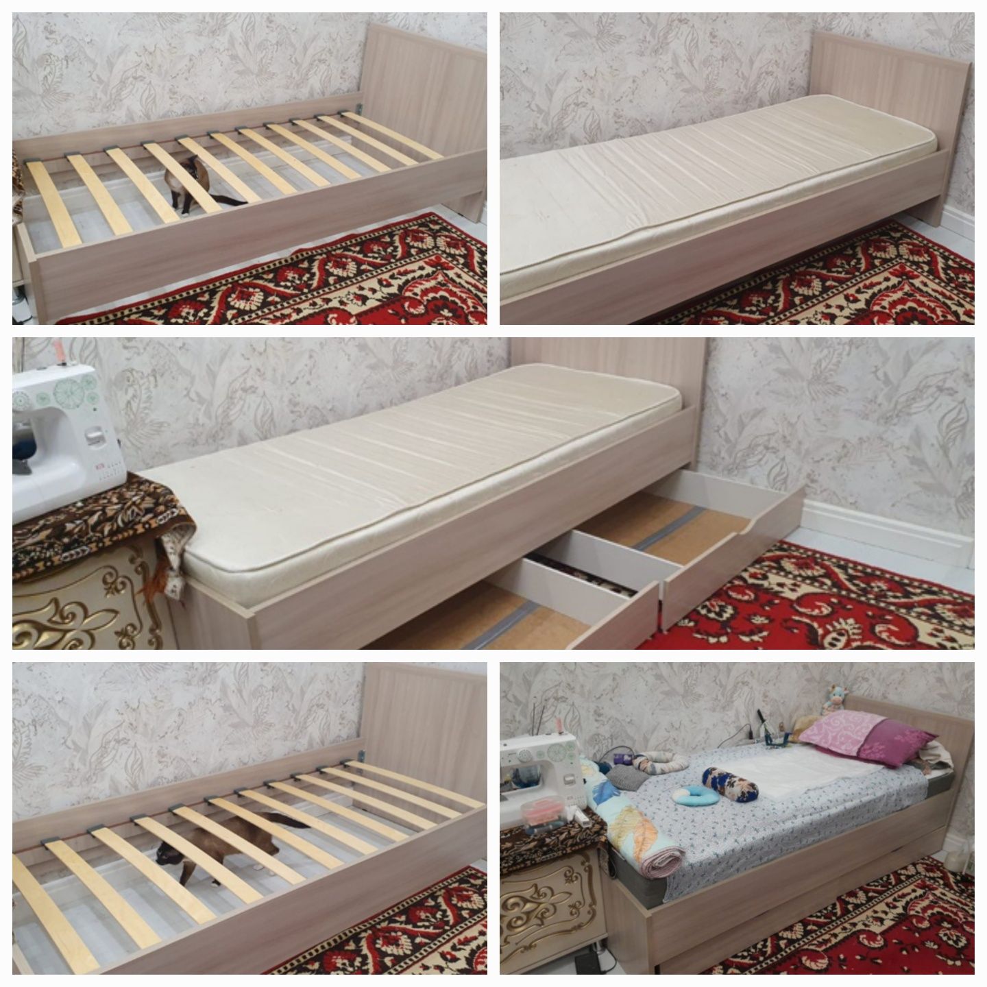 Продам срочно  кровать с матрасом