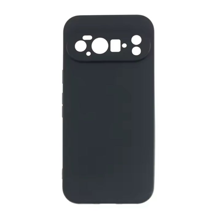 Google Pixel 9A 9 10 PRO XL Husa Slim Silicon Neagra Interior Fin