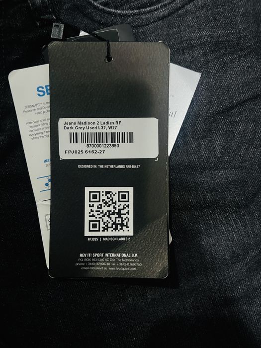 Blugi dama cu protectii genunchi pentru moto