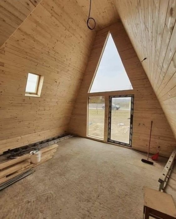 Vand cabane pe structura din lemn