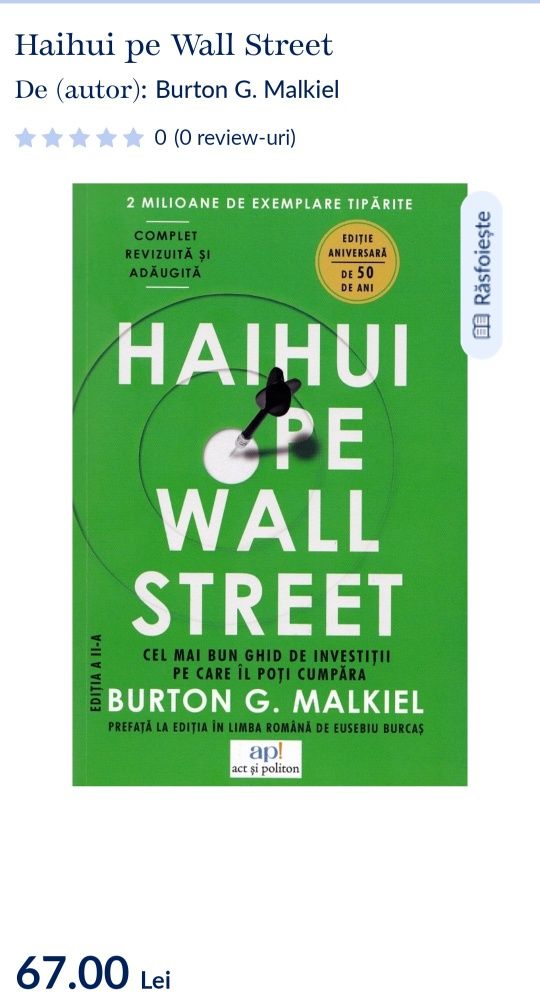 Carte investitii  Haihui pe Wall Street